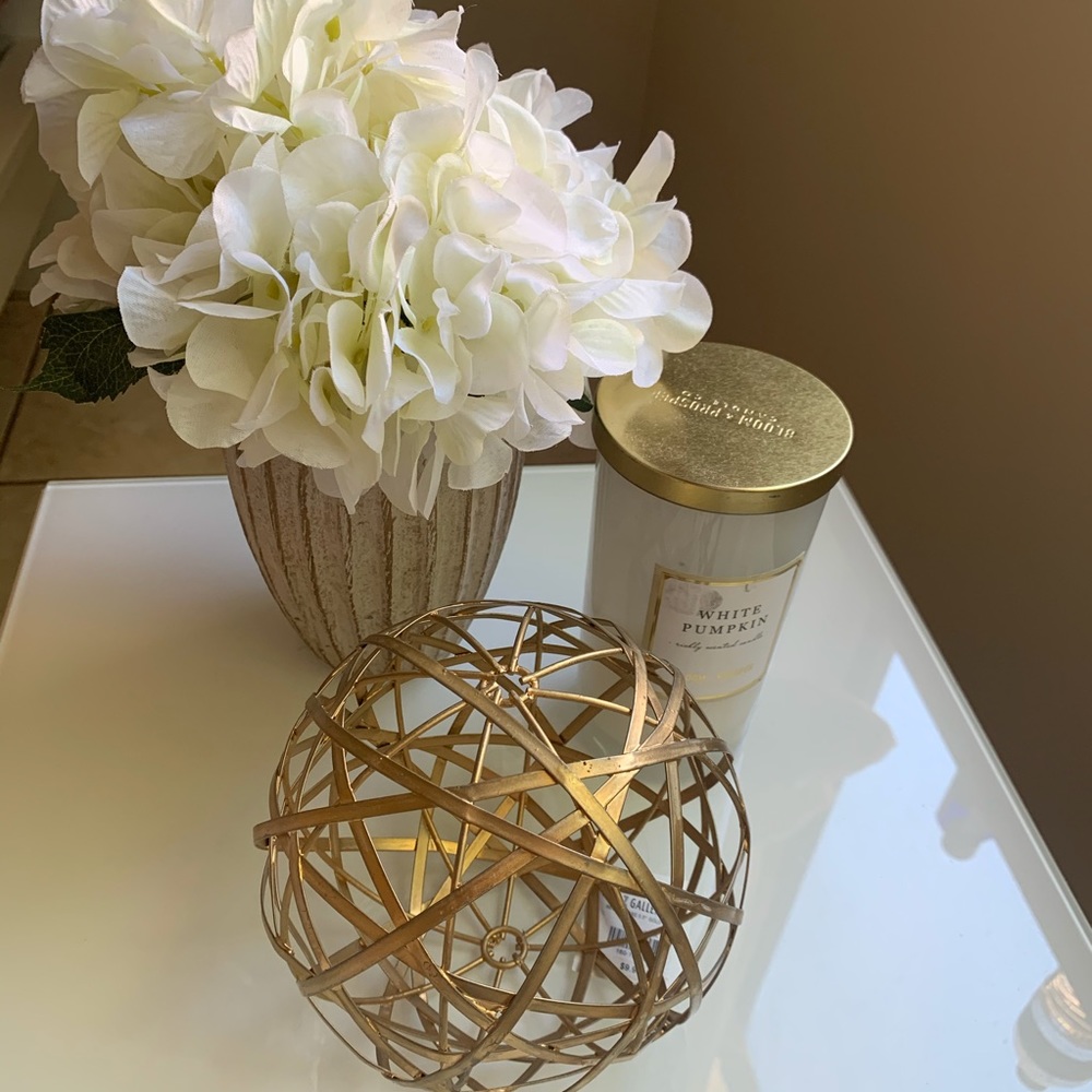 🔺SOLD🔺 Decorative Accent Gold Nest Sphere